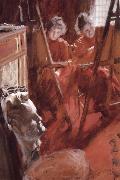 Anders Zorn Les Demoiselles Schwartz oil painting artist